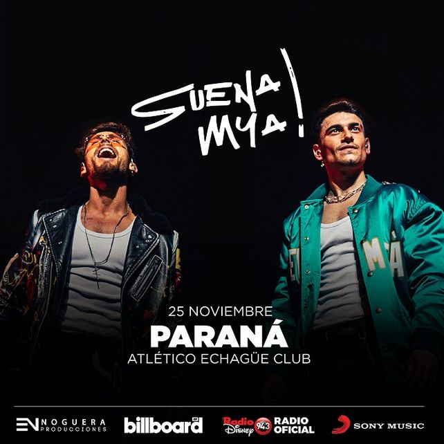 MYA se presentar&aacute; en Paran&aacute;.&nbsp;