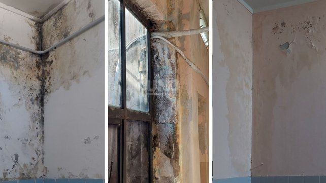 Así luce el interior del centro de salud Policlínico Centenario.