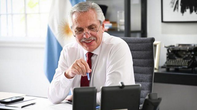 El presidente Alberto Fernández