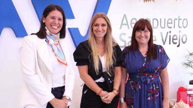 La ministra de Gobierno, Justicia y Derechos Humanos, Celia Arena, y la directora nacional de Migraciones, Florencia Carignano