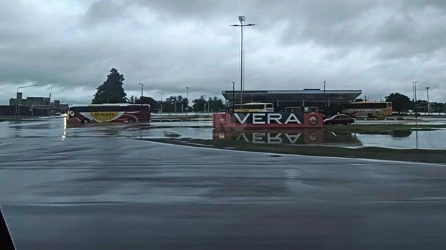 Imágenes del temporal en la ciudad de Vera