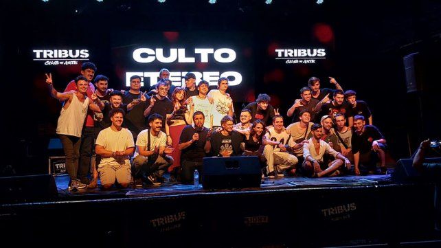 Ganadores de la primera semifinal del concurso de bandas en Tribus Club de Arte