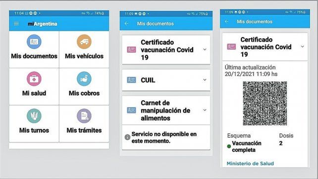 Cómo tener el pase sanitario que empieza a regir este martes