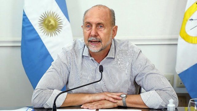 El gobernador Omar Perotti
