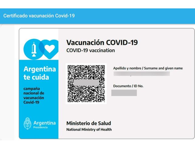 ¿Como obtener la credencial digital de vacunación para poder ingresar a la cancha? 