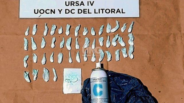 Los elementos secuestrados durante el operativo