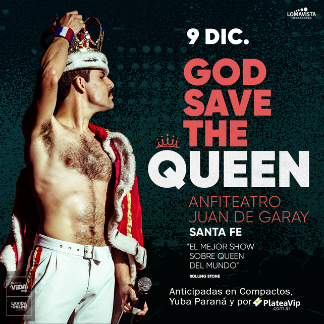 Las entradas para el show en Santa Fe de la banda que homenajea al grupo que fue liderado por Freddie Mercury ya est&aacute;n a la venta.&nbsp;