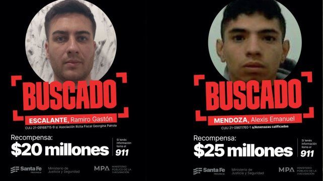 Ramiro Gastón Escalante, ofrecen 20 millones de pesos y $25 millones por Alexis Emanuel Mendoza 