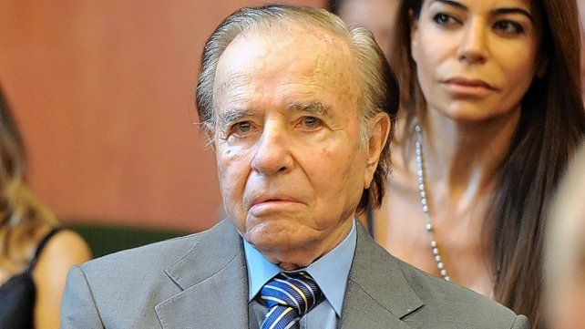 El ex presidente Carlos Menem tiene mandato en el Senado hasta 2023. 