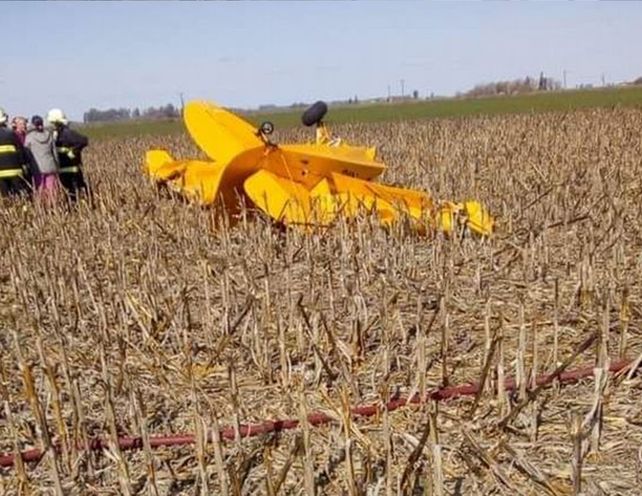 Se estrell&oacute; una avioneta en el sur de Santa Fe y muri&oacute; el piloto