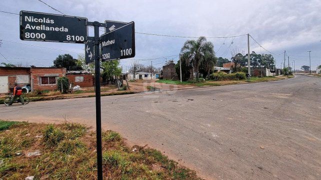 Barrio Coronel Dorrego. Se convirtió hoy en una de las zonas más inseguras de la ciudad de Santa Fe. 