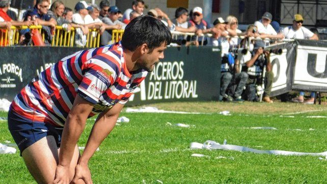 El full back Dalmiro Borzone es uno de los jugadores más experimentados en el plantel superior de Santa Fe Rugby.