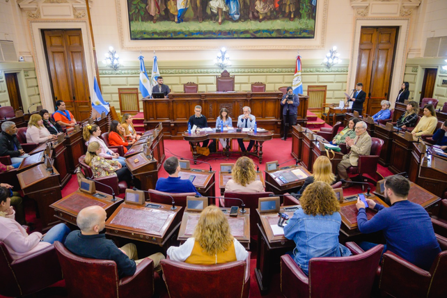 Azrak estuvo presente esta semana en la Legislatura santafesina por invitación de la diputada provincial Gisel Mahmud, autora de la Ley provincial de Educación Sexual Integral en Santa Fe. La imagen es gentileza del equipo de Mahmud.