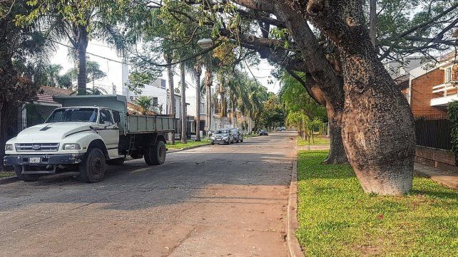 El lugar en dónde sucedió el robo en barrio Guadalupe.