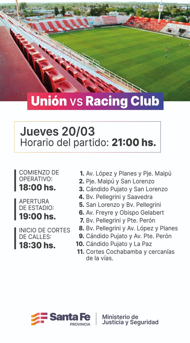 Datos a tener en cuenta para el duelo Unión-Racing.