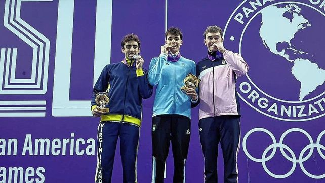 El marplatense, Ulises Saravia se consagró Campeón Panamericano en los 100m espalda.