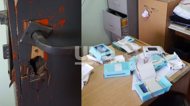 Para cometer el robo, rompieron varias puertas y candados en la escuela ubicada sobre la ruta 11 de Sauce Viejo.