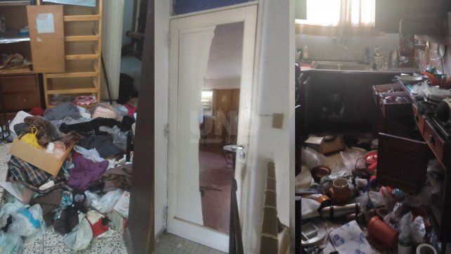 La casa de barrio Guadalupe fue destrozada por delincuentes