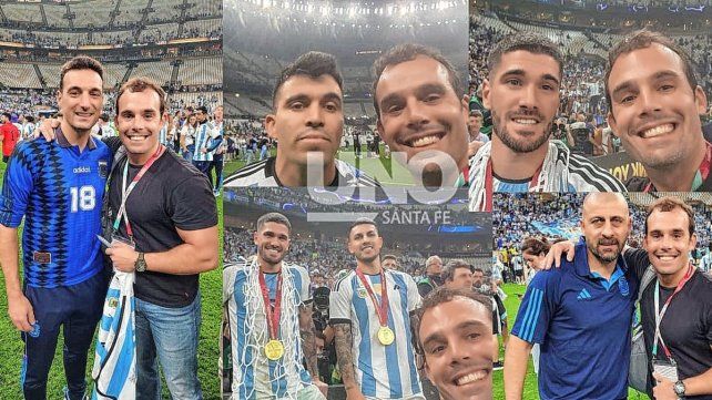 Jos&eacute; Ignacio Cuervo, el enviado especial de UNO Santa Fe en Qatar. Como Messi y toda la Selecci&oacute;n Argentina, tambi&eacute;n levant&oacute; la Copa del Mundo.&nbsp;