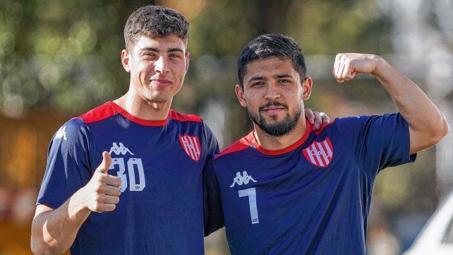 Juan Nardoni y Mauro Luna Diale serán titulares en Unión este jueves contra Sarmiento.