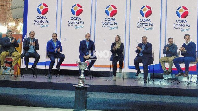 En La Redonda se lanzaron oficialmente las Copas Santa Fe Provincia Deportiva.