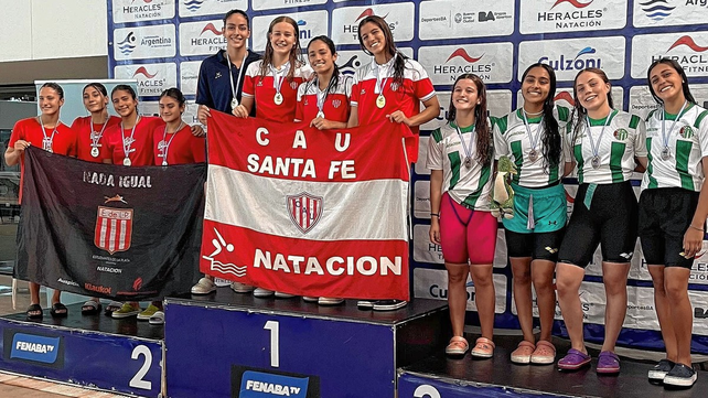 Santill&aacute;n, Aicardi, Jovellano y Garc&eacute;s lograron nuevo r&eacute;cord nacional en relevo 4x100 metros.