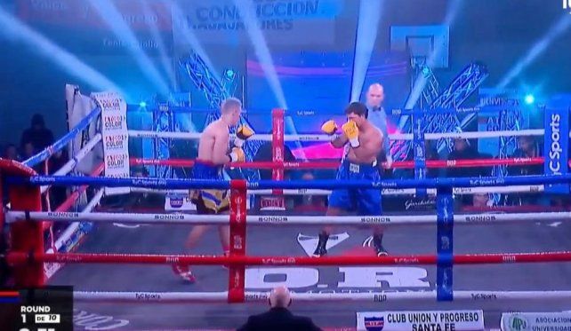 El catamarqueño Pablo Corzo liquidó al colombiano Alexi Rivera por nocaut técnico en el tercer asalto, y retuvo el cetro fedelatín de la AMB.
