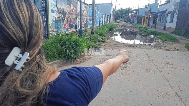 Vecinos de barrio Liceo Norte reclaman por el mantenimiento de las calles. 