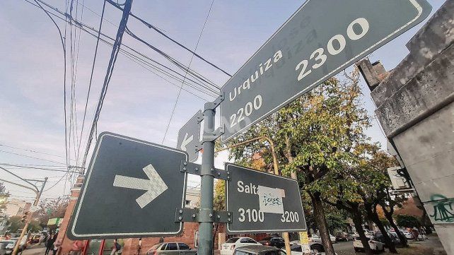 Imágenes del accidente ocurrido en Urquiza y Salta