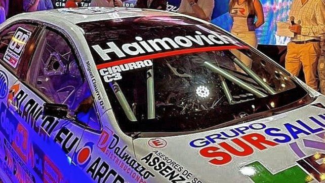  El Corolla del doctor Ciaurro lleva el número 89 y hará su presentación en el autódromo de Concepción del Uruguay.