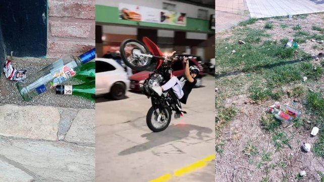 Vecinos denuncian que las picadas, alcohol y suciedad se apoderaron de Av. Galicia &nbsp;