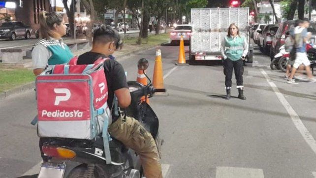 Controles de tránsito de la Municipalidad de Santa Fe