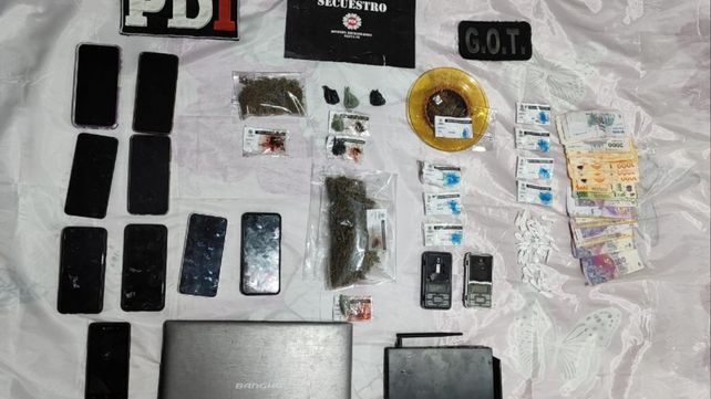 Apresaron a 15 personas por la venta barrial de drogas en los barrios San Lorenzo y Scarafía