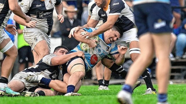 El hooker Luciano Simino volvió a tener una buena labor y se dio el gusto de marcar un try ante CAE.