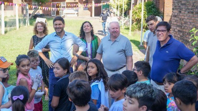 El ministro Goity y el gobernador Maximiliano Pullaro