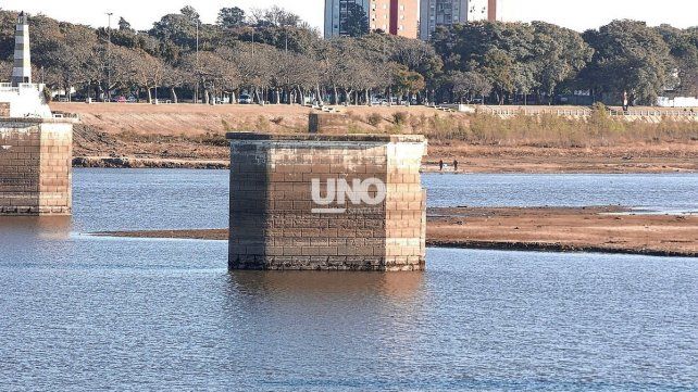 El río sigue con la tendencia en bajante. Alcanzó los 0,03 metros.