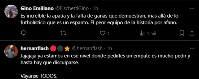 Bronca generaliza en los hinchas de Col&oacute;n.