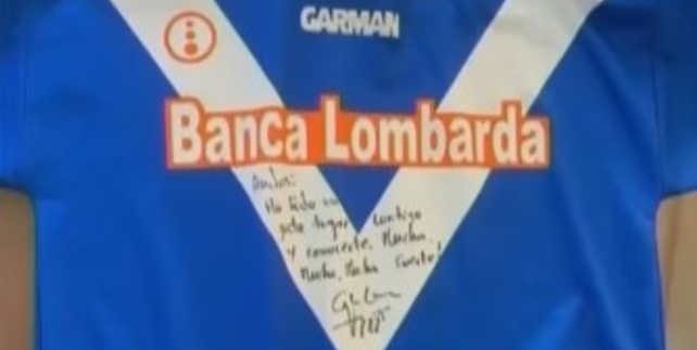 La camiseta que Guardiola le regal&oacute; a Yllana.
