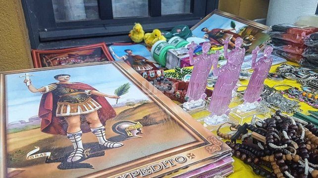 La celebración de San Expedito en la ciudad de Santa Fe