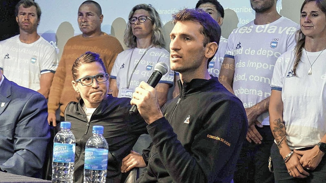 El atleta santafesino Germ&aacute;n Chiaraviglio fue una de las presencias destacadas en el sur provincial.