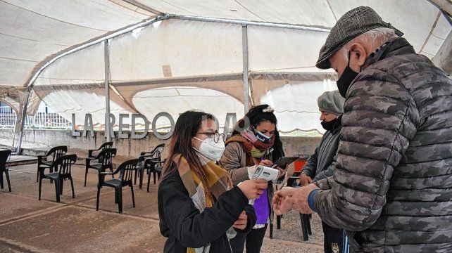 Operativo de vacunación en La Redonda