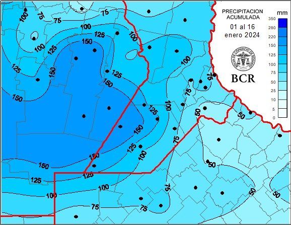 La soja de 1ra está con estrés y perdiendo rinde, en suelos regulares y malos