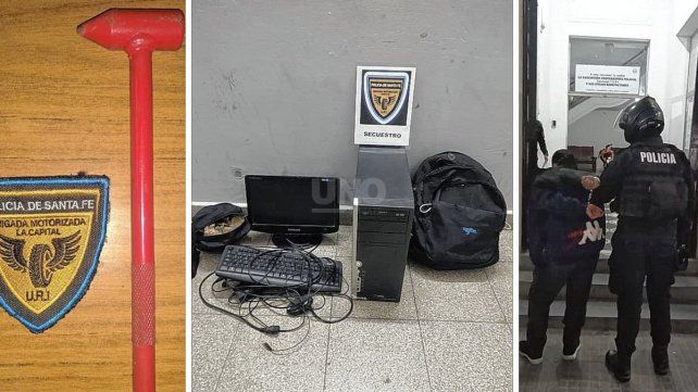 La heladería asaltada se encuentra en boulevar Pellegrini y 9 de Julio. 