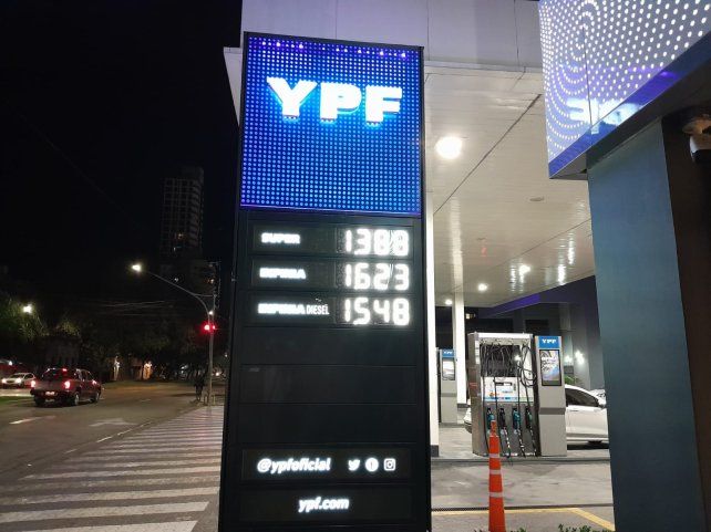 Los nuevos precios de YPF en la ciudad de Santa Fe en le mes de agosto