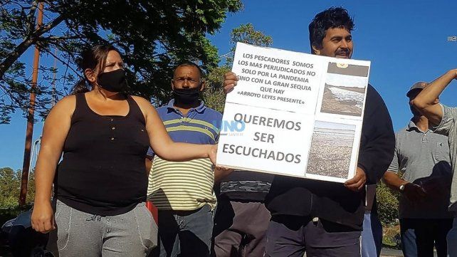 Reclamo de pescadores. Sin cortes de rutas, se volverán a juntar el próximo martes con autoridades provinciales. 