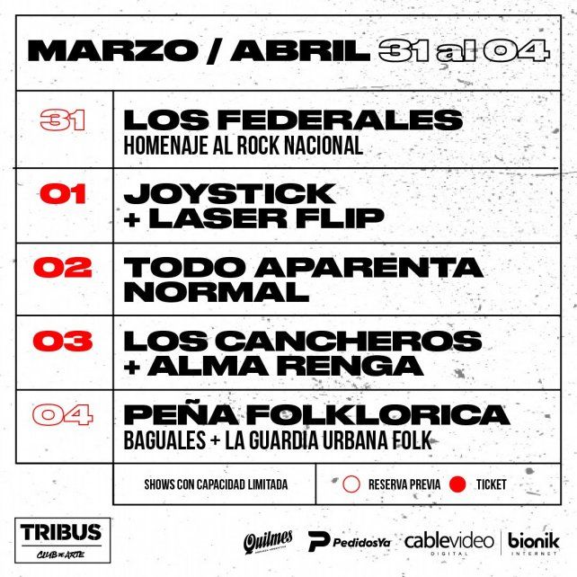 Agenda de Tribus Club de Arte