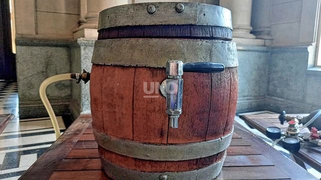 Una de las primeras choperas ganadoras en la Fiesta de la chopera.