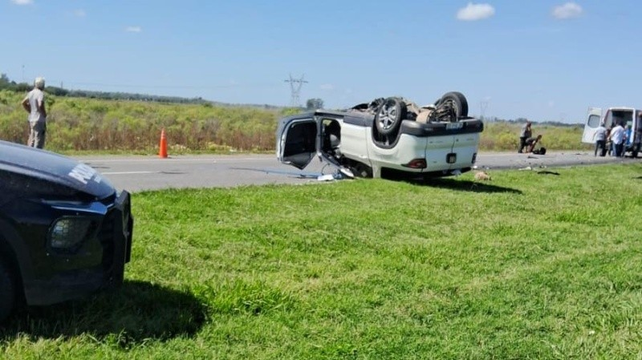 Fatal. As&iacute; qued&oacute; la Fiat Toro que choc&oacute; con el colectivo de Laguna Paiva.&nbsp;