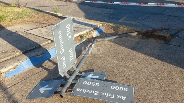 Una mujer perdió el control de su vehículo en avenida Facundo Zuviría y Diagonal Goyena Una mujer perdió el control de su vehículo en avenida Facundo Zuviría y Diagonal Goyena