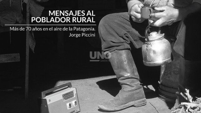 La portada del libro que se llevó el Presidente, Alberto Fernández, y que refleja la importancia de la radio en los parajes rurales de la Patagonia.